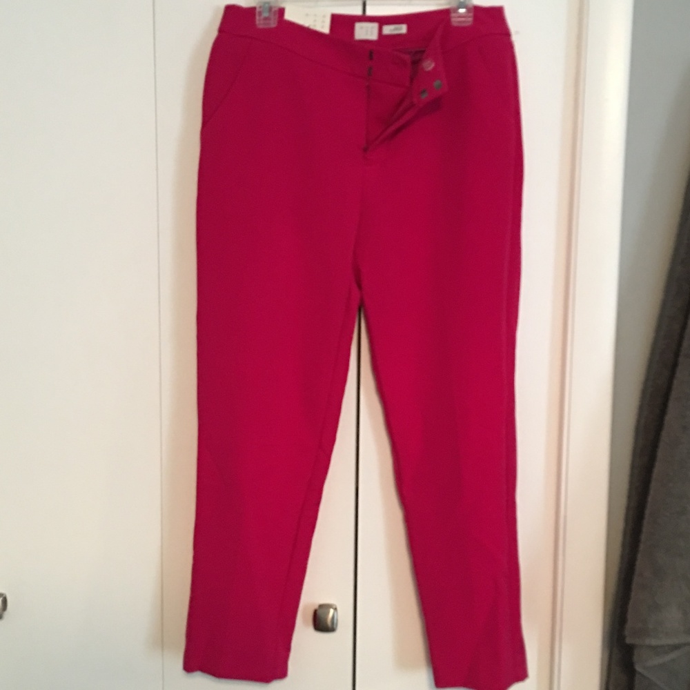 Pink Ankle Dress Pant